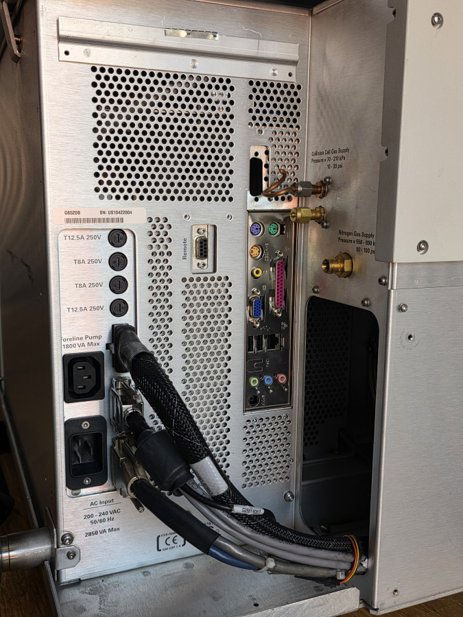 Agilent G6520B 6520 Accurate-Mass Q-TOF LC/MS Mass Spectrometer W/ Flight Tube; S/N US10422004, VIN/Serial 80220220, photo 36 of 48