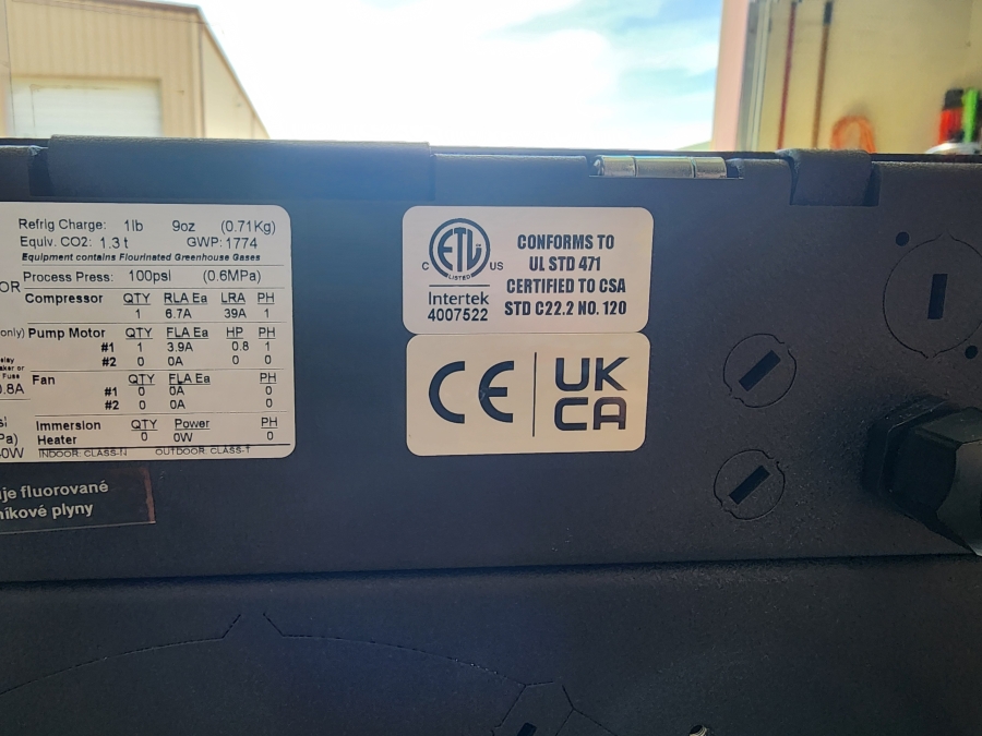 Haskris LX2-W5 Indoor Water Chiller, Model LX2-W5-CBXXXX-4; S/N: HC48589-01, photo 8 of 16