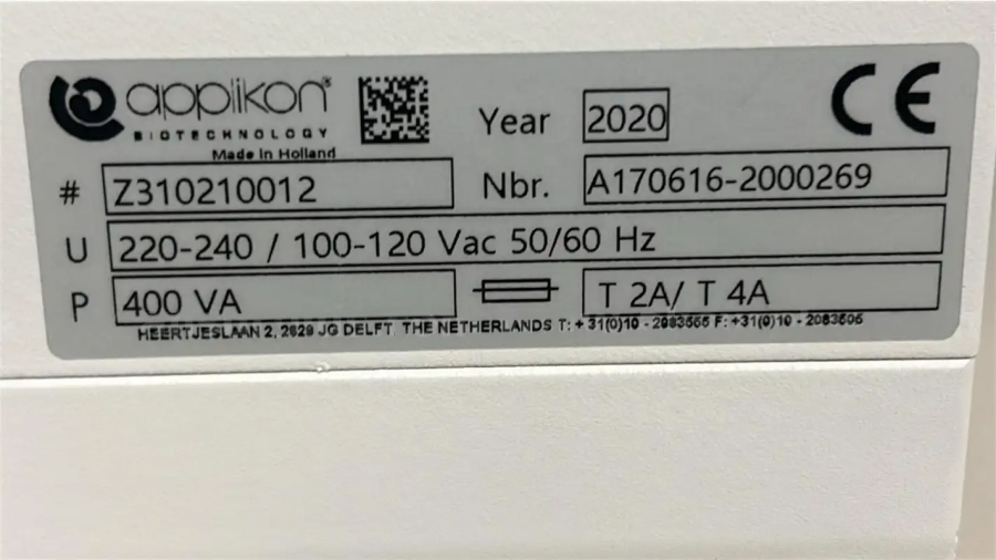 Getinge Applikon Biotechnology my-Control Bioreactor Controller — Part No. Z310210012, Year 2020 ; SN:A170616-2000255/260/264/269/273, photo 20 of 20