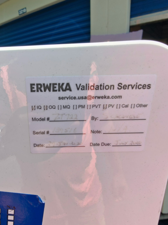 Erweka ZT 722 Disintegration Tester; S/N#: 139516, photo 5 of 6