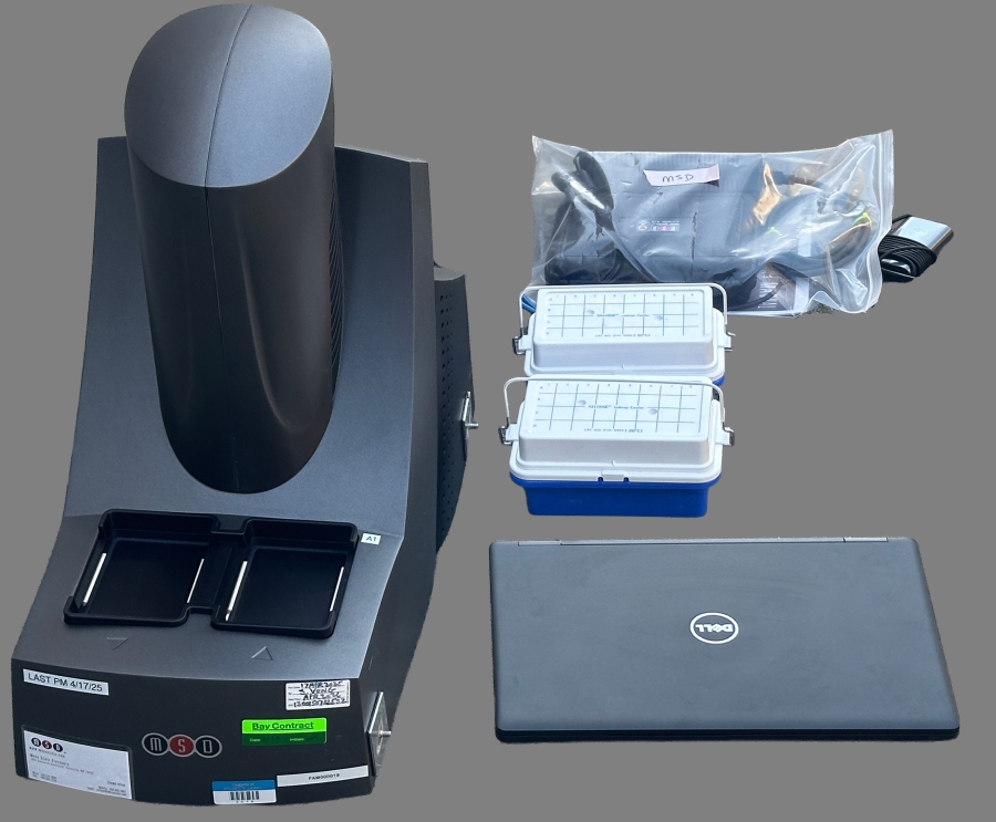 MSD 1300 MESO QuickPlex SQ 120MM Microplate Reader, Laptop, Accessories; S/N: 1300150722532, photo 7 of 13