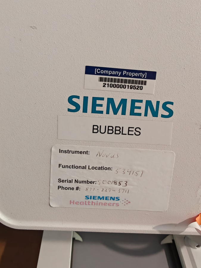 Siemens Clinitek Novus Urine Chemistry Analyzer; S/N#: S001853, photo 5 of 6