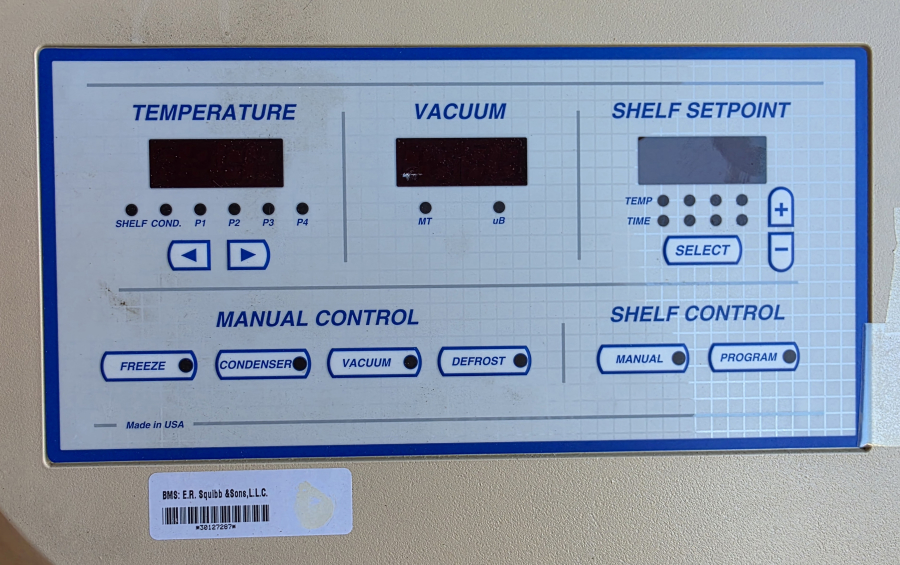 VirTis AdVantage EL 2 L Benchtop Freeze Dryer Lyophilizer, S/N 214600, photo 6 of 15