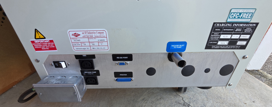 VirTis AdVantage EL 2 L Benchtop Freeze Dryer Lyophilizer, S/N 214600, photo 13 of 15