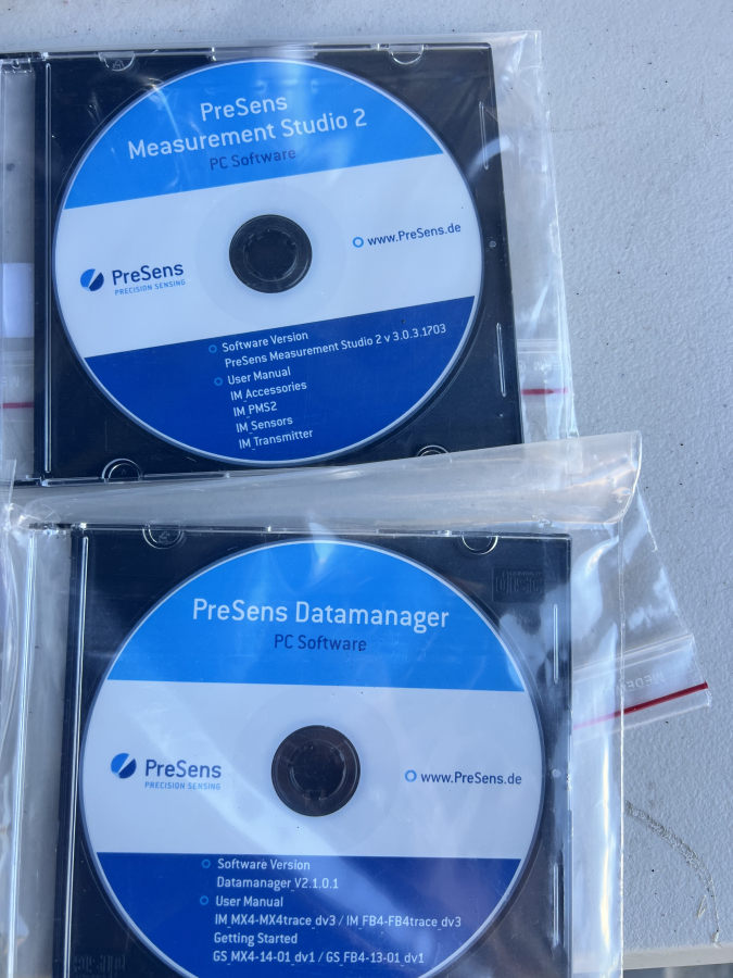 PreSens Microx 4 Portable Fiber-Optic Dissolved Oxygen Meter with PM-PSt7-02 Microsensor, Pt100 Probe, Software and Case - NEW, photo 11 of 16