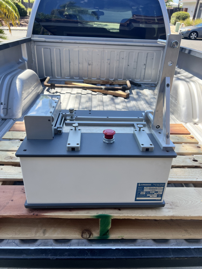 FREIGHT & CRATING CHARGE FOR Kinematic Automation Matrix 2360 Programmable Shear Module; S/N 06010874GP-06, photo 1 of 3