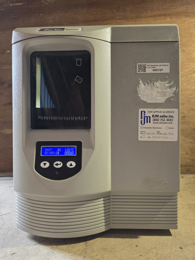 Parker Balston H2PEMPD-1300-100 Hydrogen Generator 1300 mL/min Auto Water Feed; S/N: 20PLD5210, photo 3 of 21