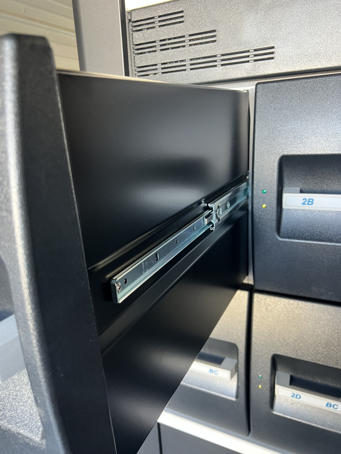 2023 bioMérieux BACT/ALERT 3D DUAL-T LT 240-Bottle Incubator with REF 210177 Cart Assembly, S/N LTMD1438, photo 8 of 10