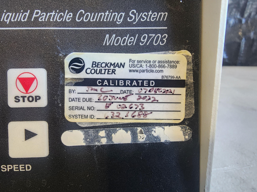 Pacific Scientific Instruments HIAC ROYCO 9703 Liquid Particle Counter FOR PARTS; SN:E02673, photo 13 of 19