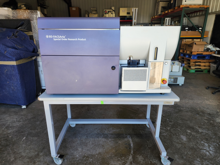BD FACSAria SORP Cell Sorter with Fluidics Cart, Optical Filter/Mirror Sets & Accessories, photo 1 of 58