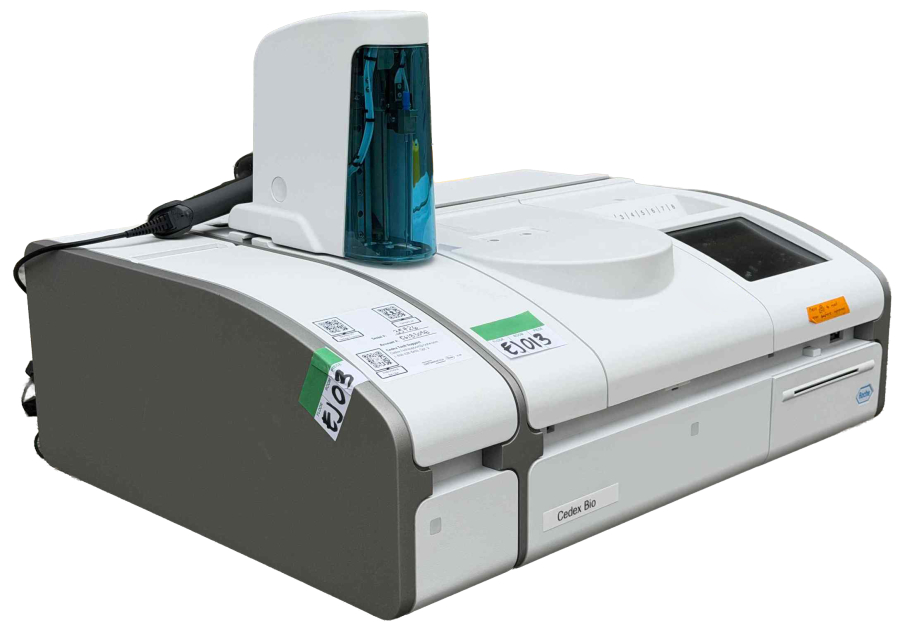 Roche Cedex Bio Bioprocess Metabolite Analyzer w/ Computer, Software 3.0; S/N 35726, photo 9 of 17