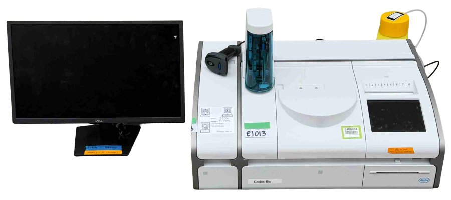 Roche Cedex Bio Bioprocess Metabolite Analyzer w/ Computer, Software 3.0; S/N 35726, photo 2 of 17