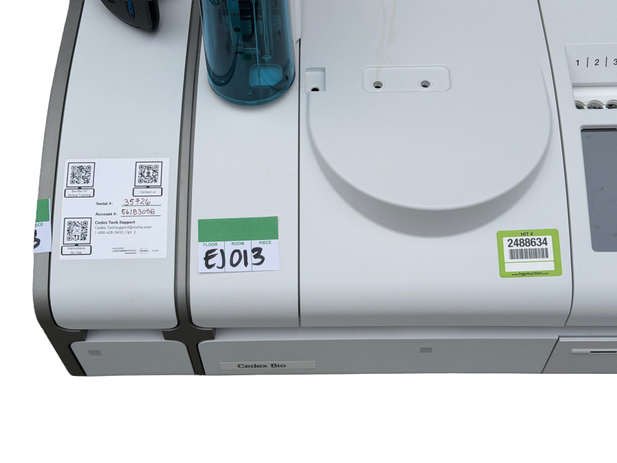 Roche Cedex Bio Bioprocess Metabolite Analyzer w/ Computer, Software 3.0; S/N 35726, photo 5 of 17