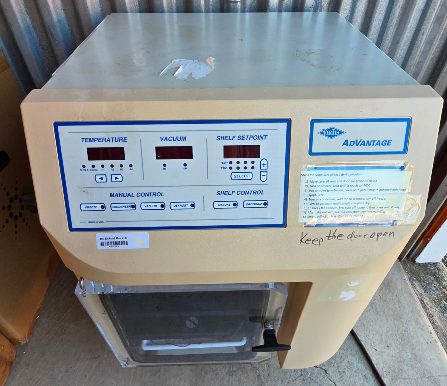 VirTis AdVantage EL 2 L Benchtop Freeze Dryer Lyophilizer, S/N 214600, photo 4 of 15