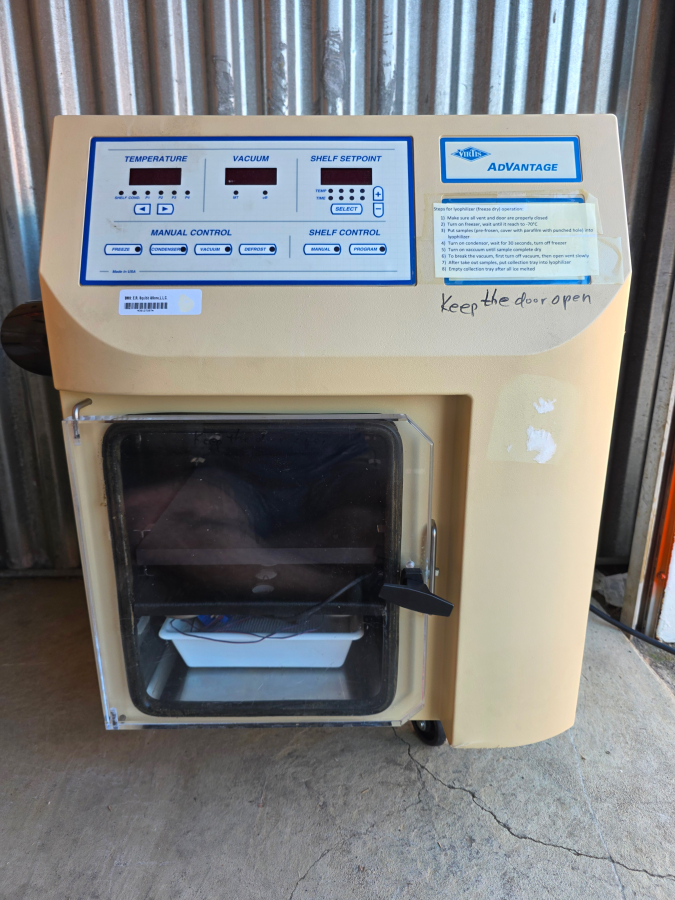VirTis AdVantage EL 2 L Benchtop Freeze Dryer Lyophilizer, S/N 214600, photo 1 of 15