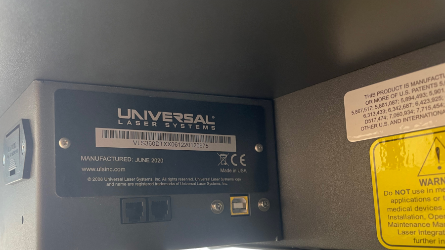 Universal Laser Systems VLS3.60DT 60W CO2 Laser Engraver Cutter ULR-60, photo 8 of 17